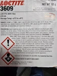 Loctite 3609 Electronic Chip Bonder Adhesive Epoxy 10CC 12G Exp. 02/25. Fixed Price $23.99.