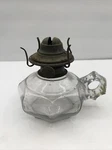 Small Vintage Eagle Kerosene Glass Oil Lamp Base Wick 5" High Handle. Fixed Price $39.99.