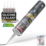 Xfasten Silicone Sealant Waterproof Black Cartridge, 10.1 Oz (8-PACK) C.... Fixed Price $54.99.