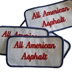 Asphalt Patch All American Lot Of 4 Blacktop Services Staff Uniform Embroidered. Fixed Price $10.99.