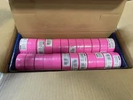 144 Rolls Irwin 65603 Pink Strait-line Pvc Flagging Tape 150 Ft. X 2 Thick. Fixed Price $110.00.