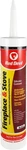 Red Devil 0466 Fireplace & Stove Repair Sealant, 10.1 Oz. Pack, Black. Fixed Price $13.90.