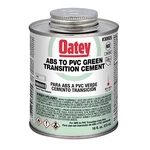 Oatey Green Transition Cement For Abs/pvc 16 Oz. Fixed Price $29.22.
