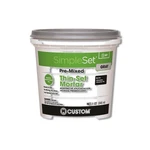 Custom Building Products Simpleset Gray Thin-set Mortar 1 Cttsgqt. Fixed Price $24.95.