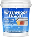Liquid Waterproof Sealant Clear - 5 Gallon, Wadities Wall Crystal. Fixed Price $304.05.