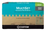 Custom Building Products Multiset Gray Thin-set Mortar 50 Lb. Fixed Price $75.33.