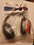3M Over The Head Earmuffs: Polyurethane Cushion 1426. Fixed Price $28.00.