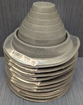 Lot Of X #3 (1/4" 5") Round Gray Epdm Pipe Flashing Dektite DF103G. Fixed Price $139.99.