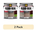 2 Pack Seal-krete Clear Gloss Water-based Interior/exterior Acrylic Gal 607001. Fixed Price $89.99.