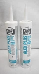 Lot Of 2 Dap Alex Plus Acrylic Latex Caulk Silicone White 300ML Cartridges. Fixed Price $12.34.