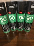 3M Hi Strength 90 Spray Adhesive 4 Pack, 17.6 Oz Each, Heavy Duty Formula. Fixed Price $90.00.