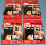 Lot Of (4) 3M Press Place Window Glazing Caulk Glaze Gray 68 Feet New Box. Fixed Price $30.00.