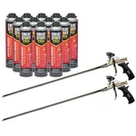 Great Stuff Pro Gaps And Cracks 24 Oz Cans (12) + Awf 2FT Foam Gun (2). Fixed Price $221.49.