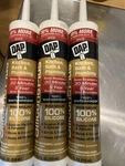 Case Of 12 Dap Kitchen Bath & Plumbing 100% Silicone 10.8 Oz White Tubes 08770. Fixed Price $90.00.