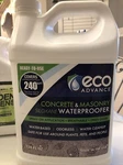Eco Advance Waterproofer Concrete/masonry Siloxane, One Gallon, 128 Fl Oz. Fixed Price $29.99.