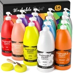 Nicpro 14 Colors Washable Acrylic Paint Set - 33.8 Oz Bulk Supply. Fixed Price $129.99.