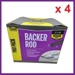 Lot Of 4 M-d Building Products Versatile Gray Foam Backer Set 1/2IN X 250FT. Fixed Price $69.95.