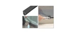 Black Top Rubber Gasket For Laminated Tempered Glass Base Shoe - 200' Roll. Fixed Price $269.48.