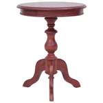 Side Table Round End Coffee Natural Solid Wood Mahogany Vidaxl. Fixed Price $137.99.