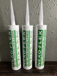 Lot Of 3 Nexo-flex MS-1000 Premium Hybrid Sealant Adhesive Sandtone 10.1OZ. Fixed Price $28.00.