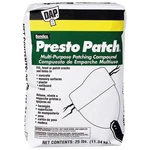 Dap Patching Compound, 25 Lb, Bag, White. Fixed Price $37.00.