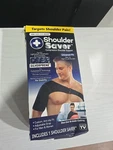 Bulbhead Shoulder Saver One Size Black Compression Support Dmg. Fixed Price $6.99.