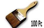 Lot Of 100 3" Chip Brushes Perfect For Adhesives Paint Glue Touchup Inch. Fixed Price $80.48.
