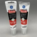 Pack Ge Supreme Silicone Kitchen & Bath Sealant, White, 2.8OZ. Tubes 2974791. Fixed Price $16.95.
