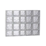 Clearly Secure Glass Block Window 36.75" X 27" 3.125" Frameless Non-vented. Fixed Price $241.59.
