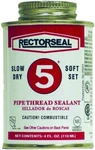 Rectorseal 25631 Pipe Thread Sealant 4.8 Fl Oz Brush-top Can No Yellow 7615727. Fixed Price $6.99.