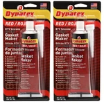 Dynatex Red Hi-temp Rtv Gasket Maker 3 Oz Tube Sensor Safe, 650 (2-PACK). Fixed Price $19.96.