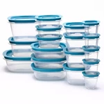 Rubbermaid Flex & Seal Food Storage Container With Airtight Lids, 36 Piece Set. Fixed Price $49.99.