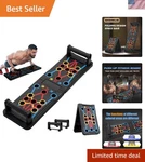 Foldable Push-up Stand Joint-friendly Design For Home Travel Fitness. Fixed Price $27.92.