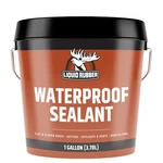 Liquid Rubber Waterproof Sealant 1 Gal Black Diy Gutter Leak Repair Coating. Fixed Price $87.98.