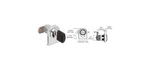 Crl LK34KA Chrome Round Top Swinging Glass Door Lock - Keyed Alike. Fixed Price $8.44.