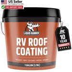 Liquid Rubber Rv Sealant 1 Gallon Waterproof White Coating From Usa. Fixed Price $108.88.