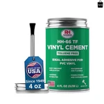 Rh Adhesives HH-66 Industrial Strength Vinyl Cement Glue With Brush, 4 Oz, Clear. Fixed Price $24.63.