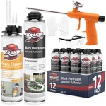 Kraken Bond Black Gun Foam 24OZ 12 Pack Waterfall Landscape Included Set. Fixed Price $169.99.