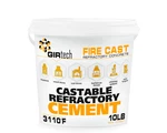 Firecast Castable Refractory Cement Mix 3110 Degree Fahrenheit Lbs High Tempe. Fixed Price $61.82.