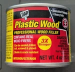 4 New Cans Dap Oz Golden Oak Color Professional Real Wood Filler Putty. Fixed Price $14.00.