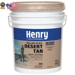 Henry 288 Solar-flex Tan Acrylic Elastomeric Reflective Roof Coating 4.75 Gal. Fixed Price $186.74.