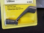 Prime Line 2-3/4 In. Casement Operator Crank Handle Painted Bronze Grey 3532. Fixed Price $8.98.
