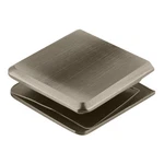 Crl Brushed Nickel Beveled Style Hole-in-glass Fixed Panel U-clamp. Fixed Price $15.30.