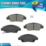 4PCS Front Ceramic Brake Pads Set For 2011 2012 2013 2014 2015 Honda Fit Cr-z. Fixed Price $31.94.