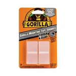 Gorilla Double-sided Mounting Tape Squares, Permanent, X 1", Clear, 24/PACK. Fixed Price $14.67.