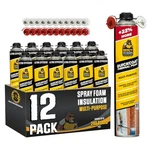 Spray Foam Insulation 12 Pack Closed Cell Polyurethane Expanding Sealant Bigrizy. Fixed Price $259.99.