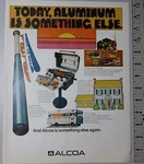 1970 Alcoa Vintage Print Ad Aluminum Bat Camper House Grilling Foil Dinner Table. Fixed Price $10.79.