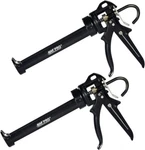 Heavy Duty Professional Caulk Gun, Rotating Barrel, 10 Oz Tube, Pack 2 Guns. Fixed Price $44.49.