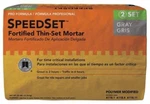 Custom Bldg Products SDS25 Pound Bag Speed Set Thin Mortar Gray 4776621. Fixed Price $23.99.