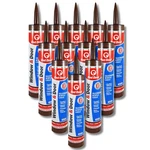 Siliconized Acrylic Caulk Window Door Brown 10.1 Oz Red Devil 084640. Fixed Price $74.99.